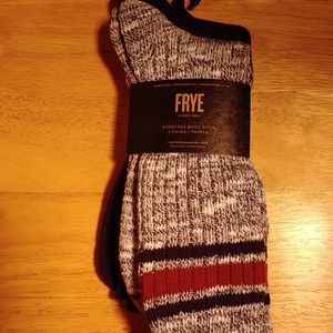 NEW MENS FRYE SOCKS 1 PACK = 2 PAIR OF SOCKS